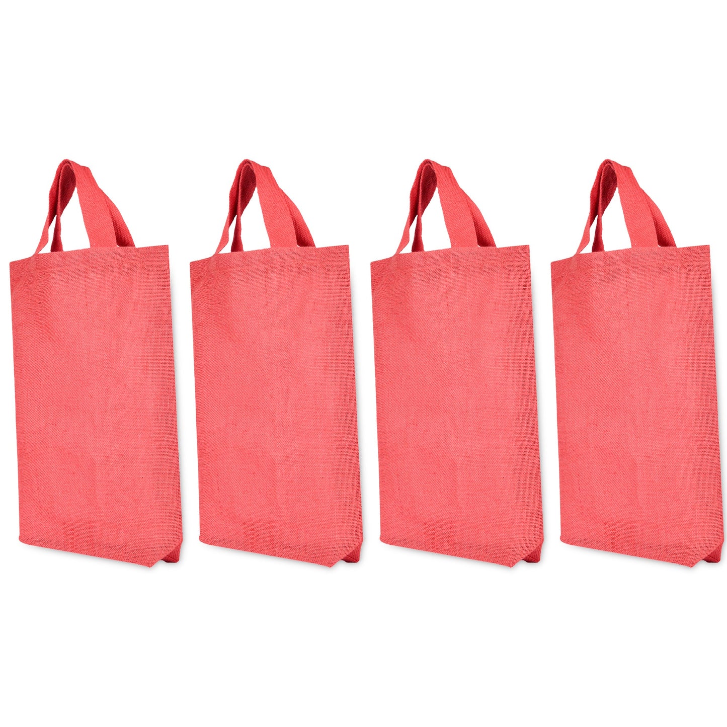 High-Quality Wholesale Jute Shopping Bags – Grocery, Shopping, Gifts, Beach Trips & Weddings (Set of 4)