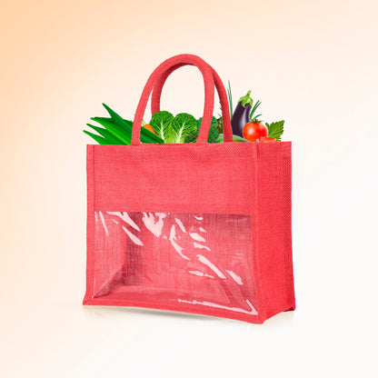 Wholesale Reusable Burlap Tote Bags – Eco-Friendly Bags for Holidays, Travel, Shopping & Weddings (Set of 4)