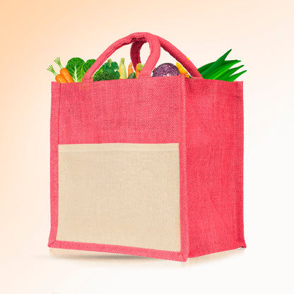 Jute Shopping Bags – Eco-Friendly Wholesale Bags for Travel, Weddings, Christmas, Thanksgiving & more (Set of 4)