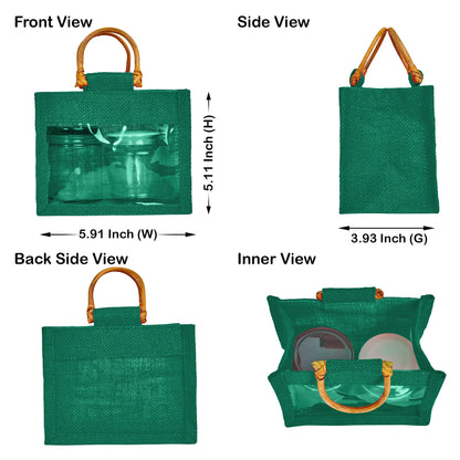 Eco-Friendly & Reusable Jute Gift Bags – Burlap Pouches for Bridesmaids, Wedding Gifts, DIY Favors (7 Pcs )