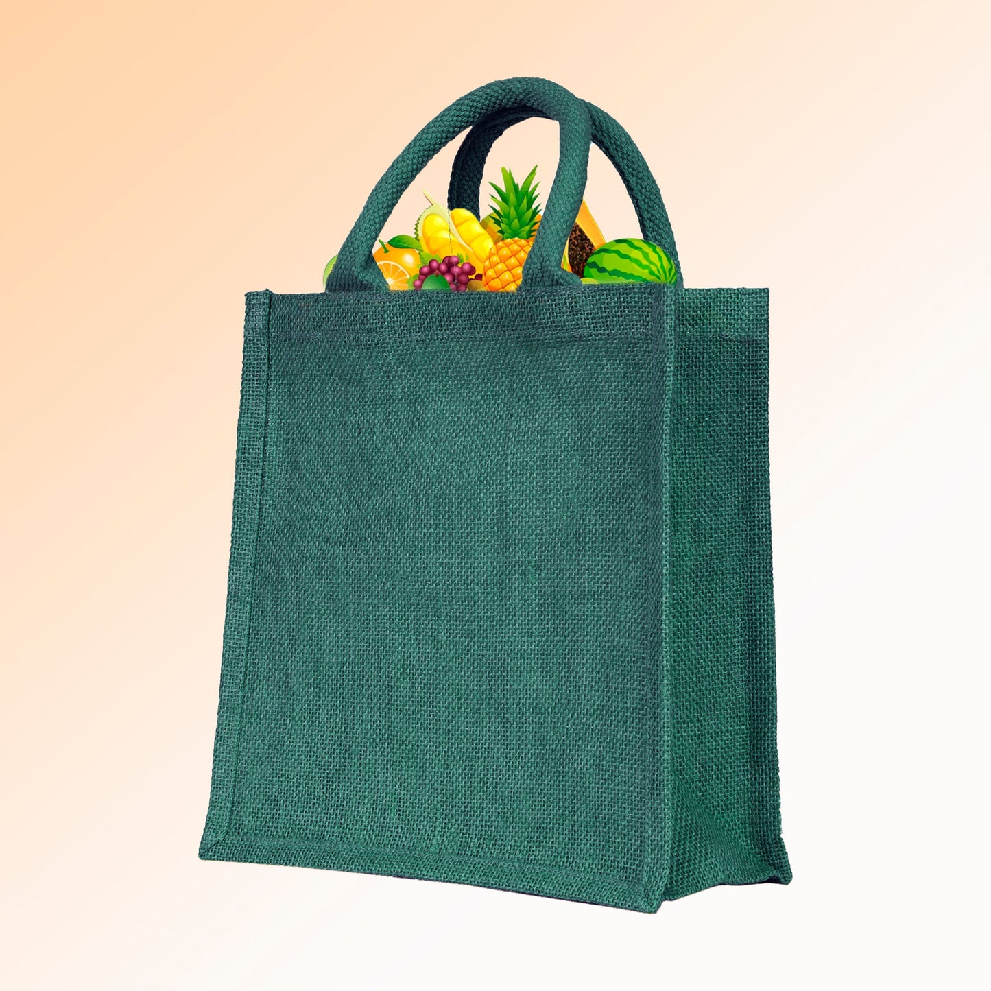 Eco-Friendly Jute Bags – Reusable Burlap Totes for Beach, Grocery, Gifts, Party Favors & Daily Use (Packs of 4)