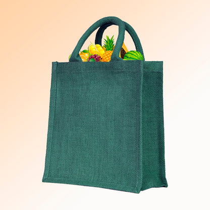 Eco-Friendly Jute Bags – Reusable Burlap Totes for Beach, Grocery, Gifts, Party Favors & Daily Use (Packs of 4)