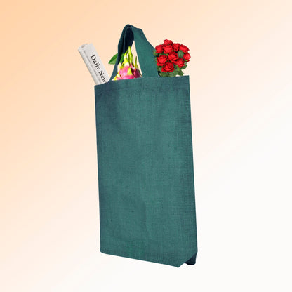 High-Quality Wholesale Jute Shopping Bags – Grocery, Shopping, Gifts, Beach Trips & Weddings (Set of 4)