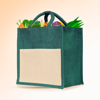 Jute Shopping Bags – Eco-Friendly Wholesale Bags for Travel, Weddings, Christmas, Thanksgiving & more (Set of 4)