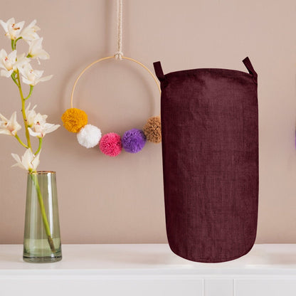 Coloured Jute Storage Baskets – Durable Foldable Hampers for Clothes, Toys & Home Organization | Eco-Friendly Burlap Bins (Packs of 4)