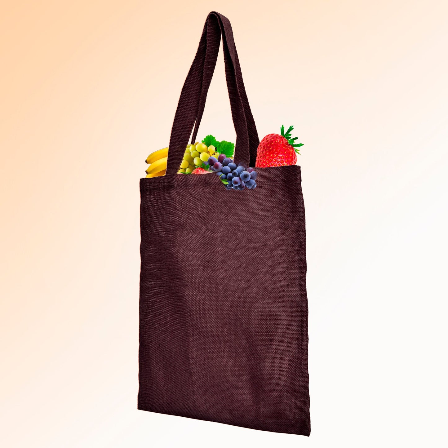 Wholesale Jute Bags for Corporate Events – Red, Pink, Green & Orange – Reusable Burlap Totes for Events & Weddings (Set of 4)