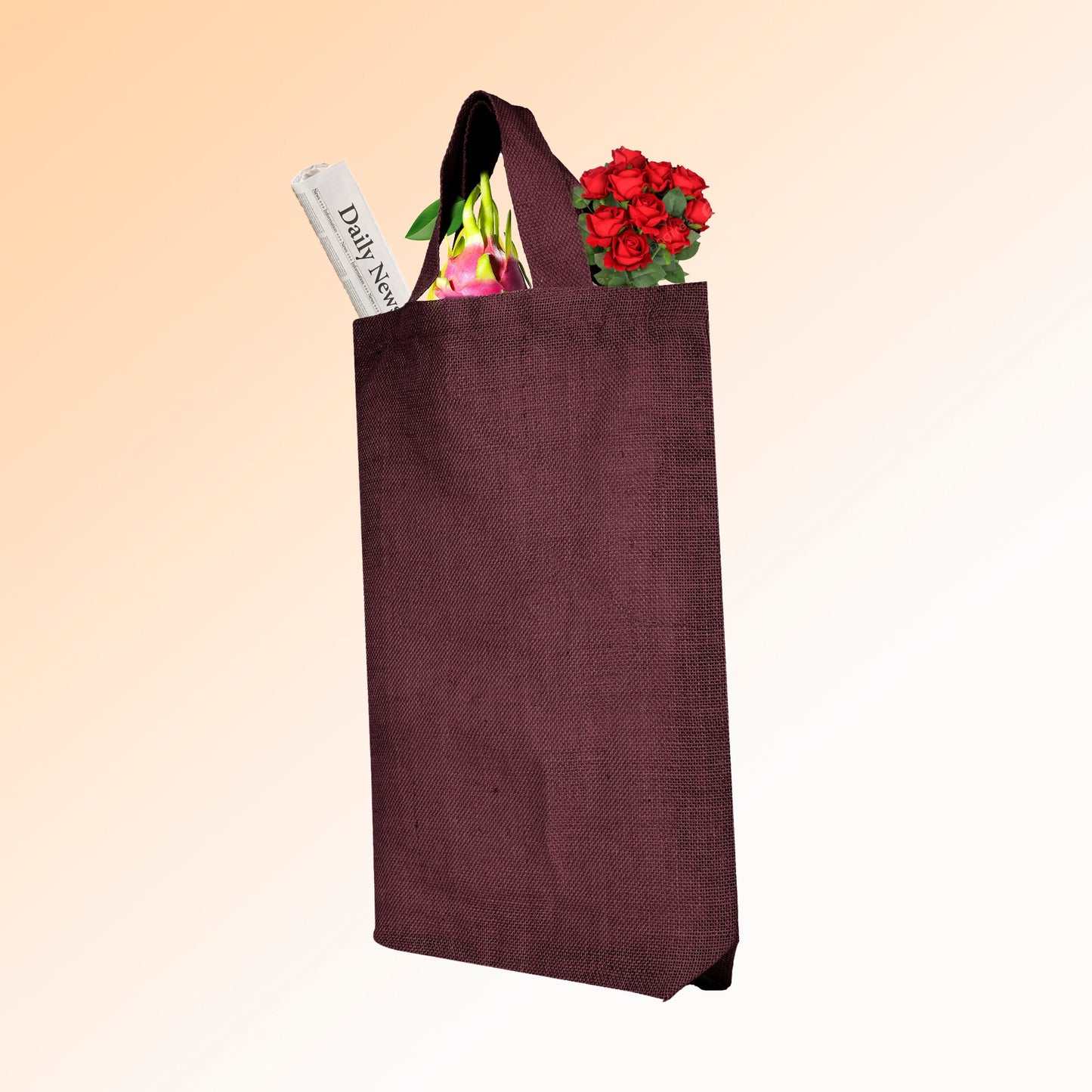 High-Quality Wholesale Jute Shopping Bags – Grocery, Shopping, Gifts, Beach Trips & Weddings (Set of 4)