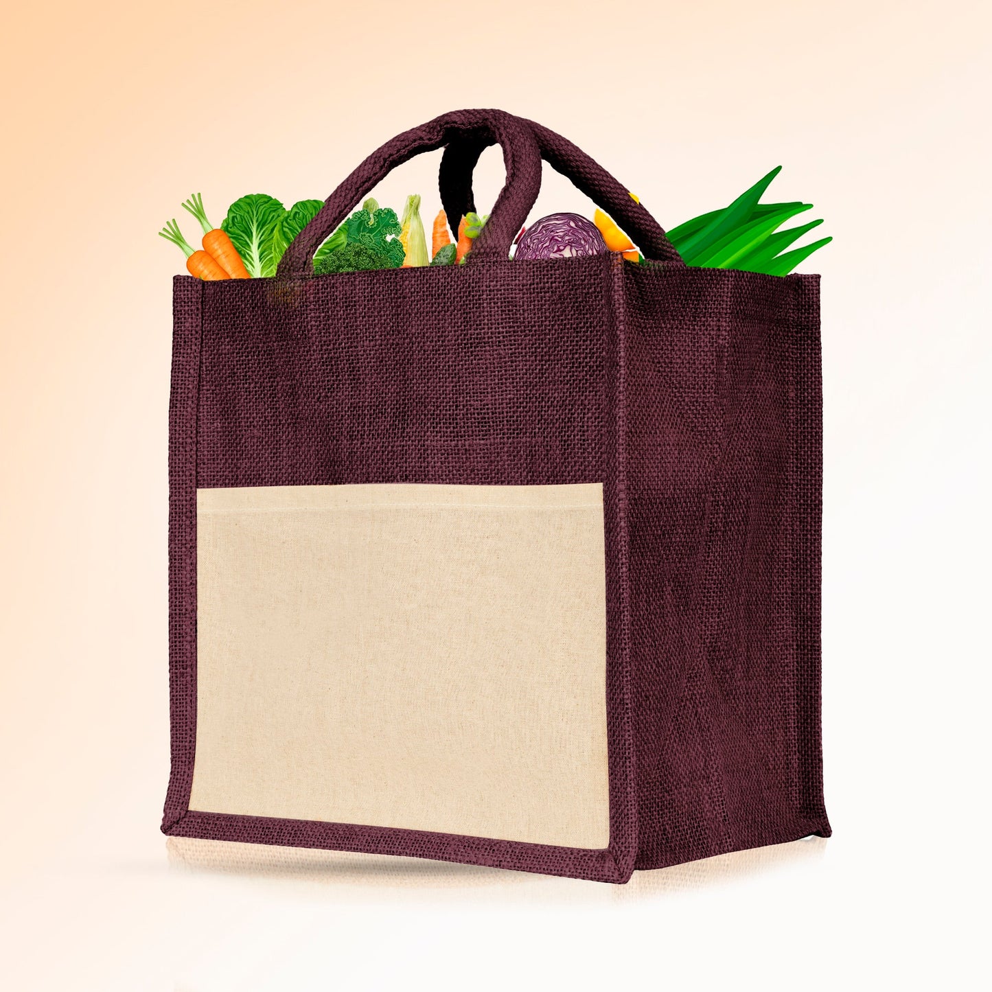 Jute Shopping Bags – Eco-Friendly Wholesale Bags for Travel, Weddings, Christmas, Thanksgiving & more (Set of 4)