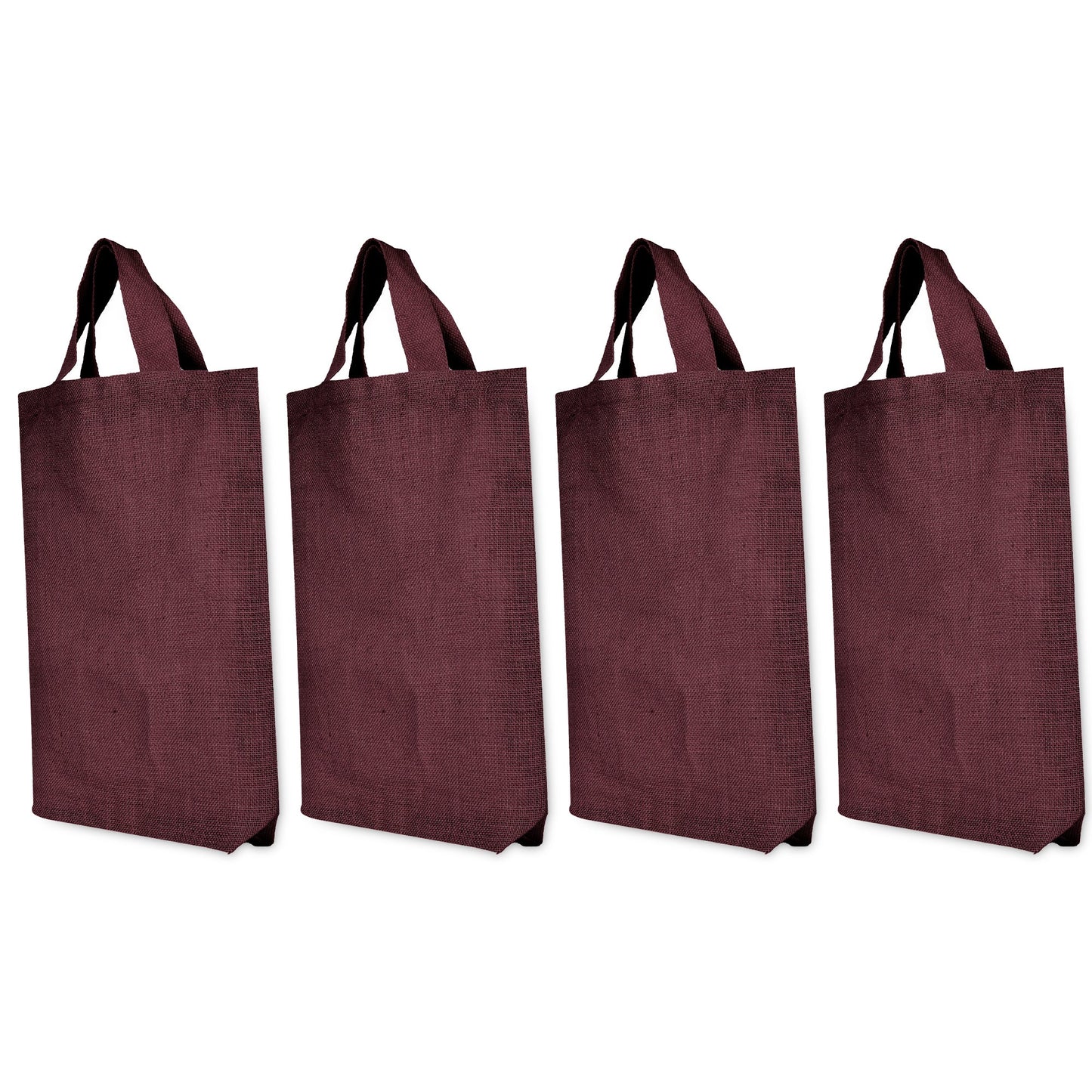 High-Quality Wholesale Jute Shopping Bags – Grocery, Shopping, Gifts, Beach Trips & Weddings (Set of 4)