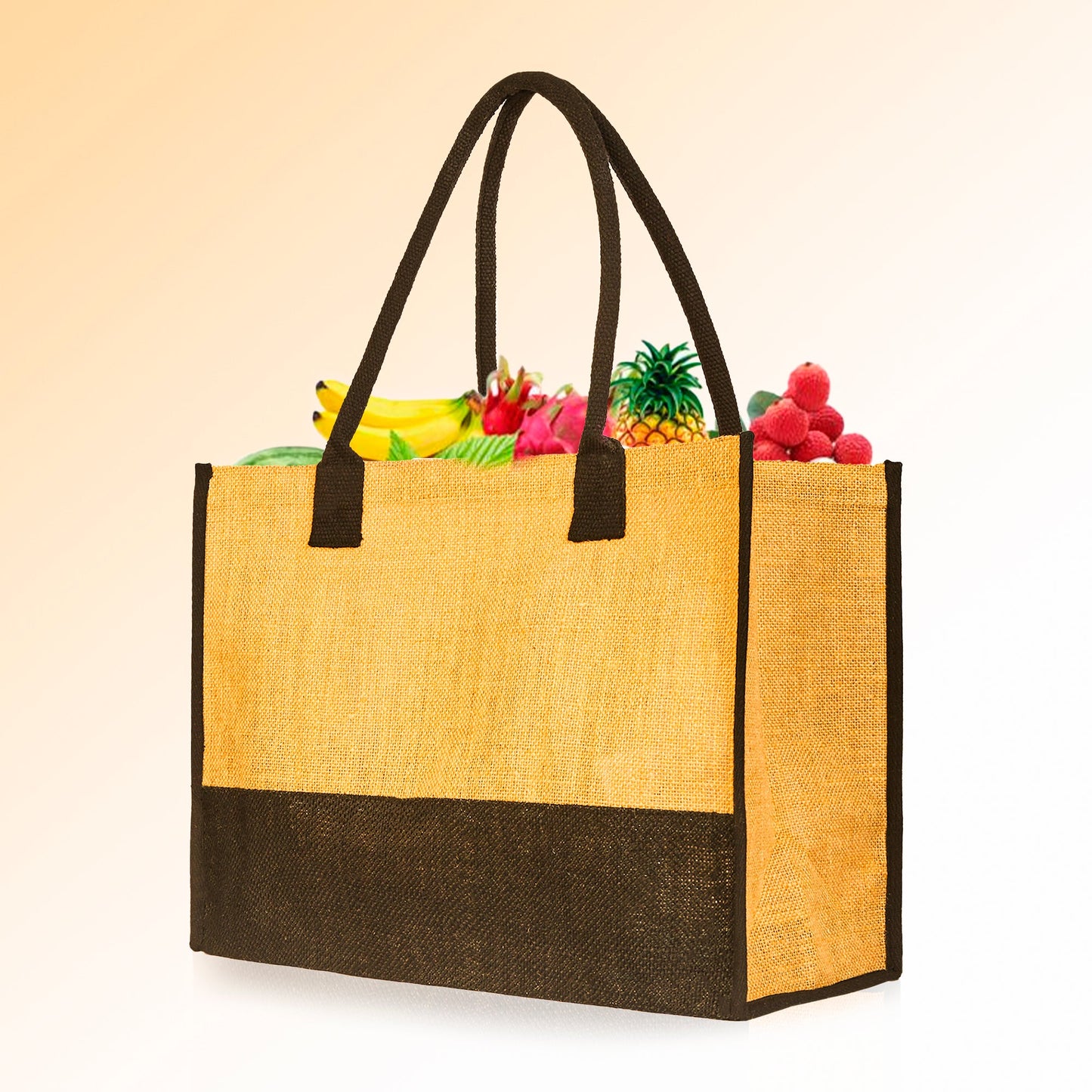 Wholesale Burlap Tote Bags with Tube Handles – Reusable Jute Gift Bags, Weddings & Shopping (Packs of 8)