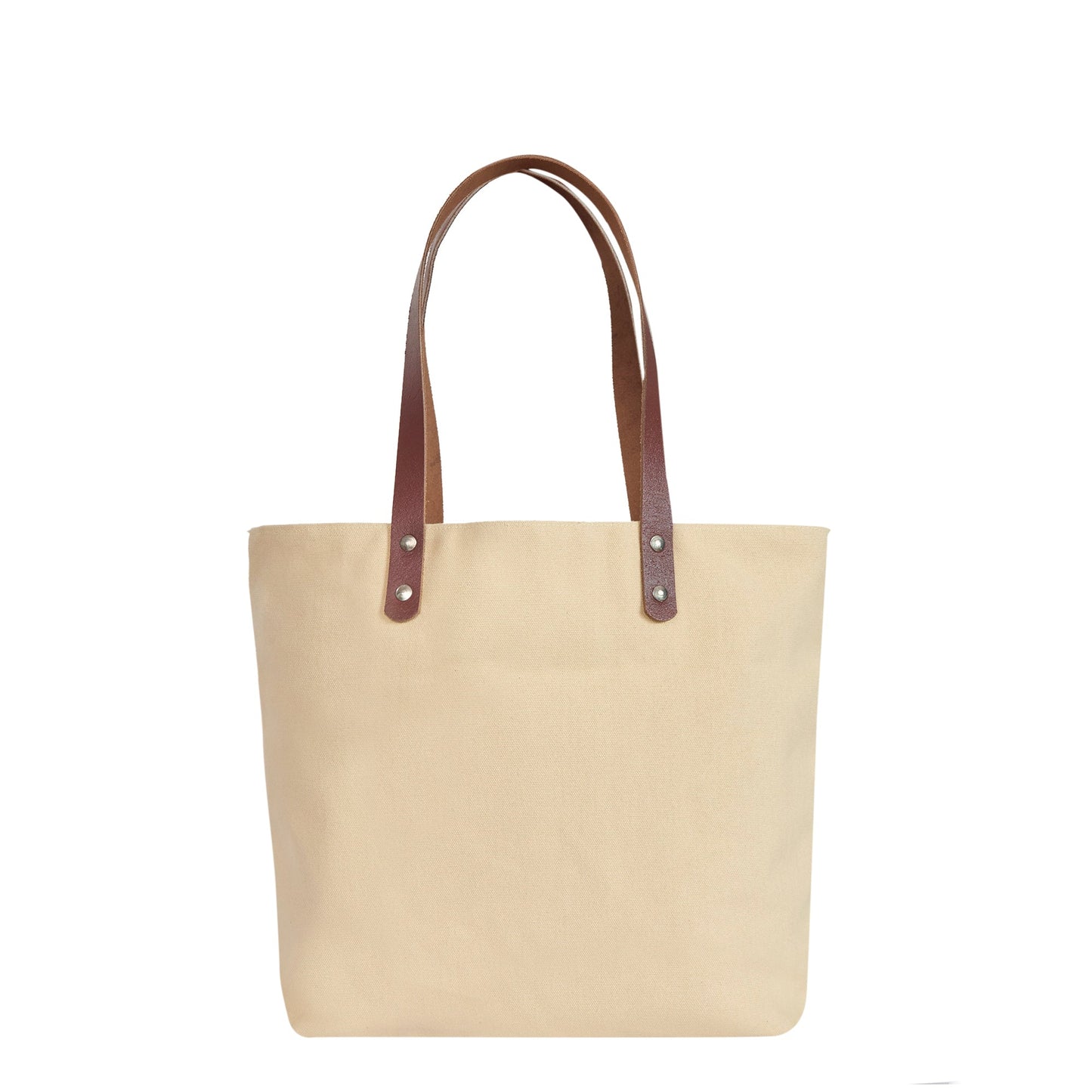 Wholesale Eco Friendly Floral Embroidered Canvas Tote with Leather