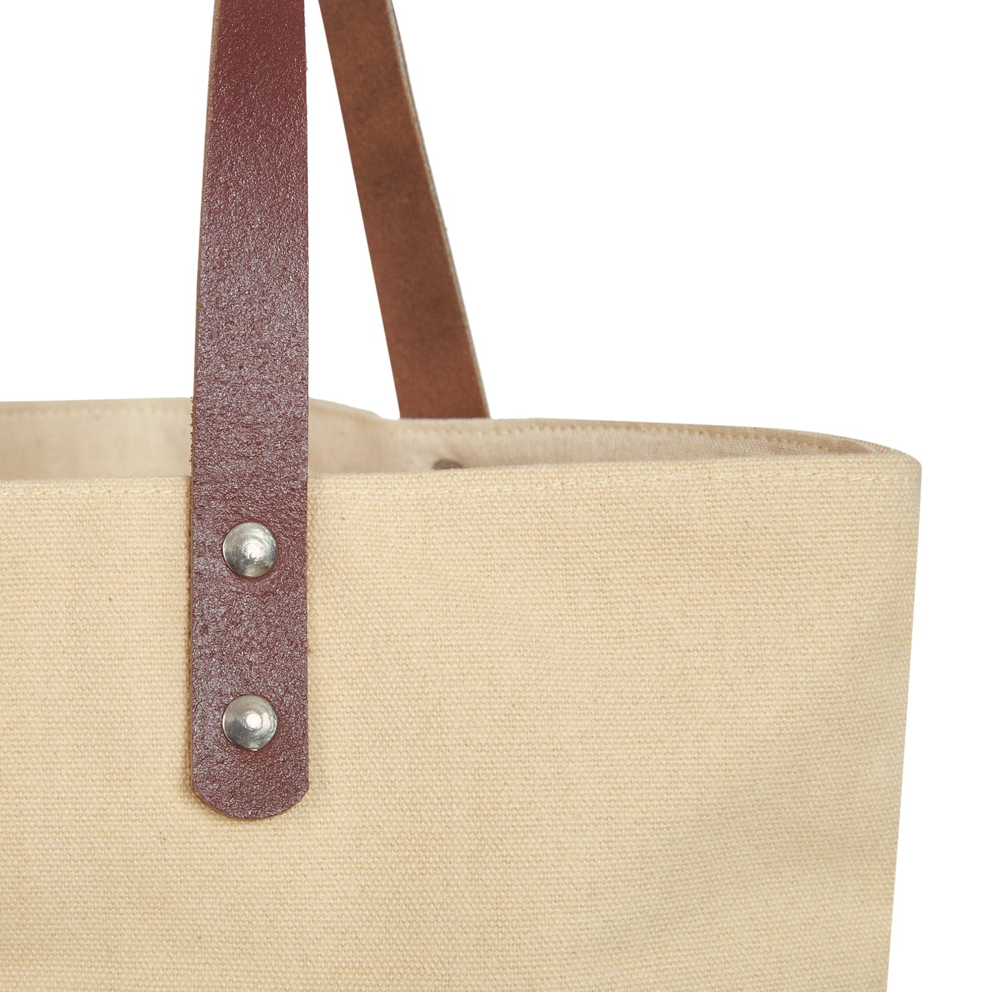 Wholesale Eco Friendly Floral Embroidered Canvas Tote with Leather