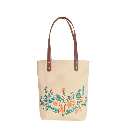 Embroidered Canvas Shoulder Tote Bag for Women For Travel, Gifting, New Year, Christmas, Many More