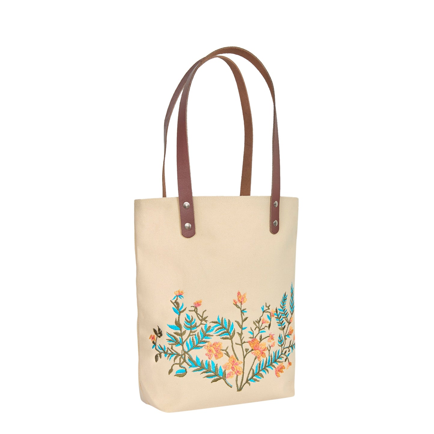 Embroidered Canvas Shoulder Tote Bag for Women For Travel, Gifting, New Year, Christmas, Many More