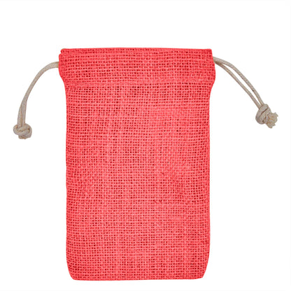 Coloured Burlap Gift Bags – Reusable Jute Drawstring Pouches for Weddings, Birthdays, Christmas, New Year, Thanks Giving (8 PCS)