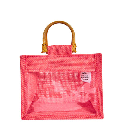 Eco-Friendly & Reusable Jute Gift Bags – Burlap Pouches for Bridesmaids, Wedding Gifts, DIY Favors (7 Pcs )