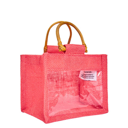 Eco-Friendly & Reusable Jute Gift Bags – Burlap Pouches for Bridesmaids, Wedding Gifts, DIY Favors (7 Pcs )