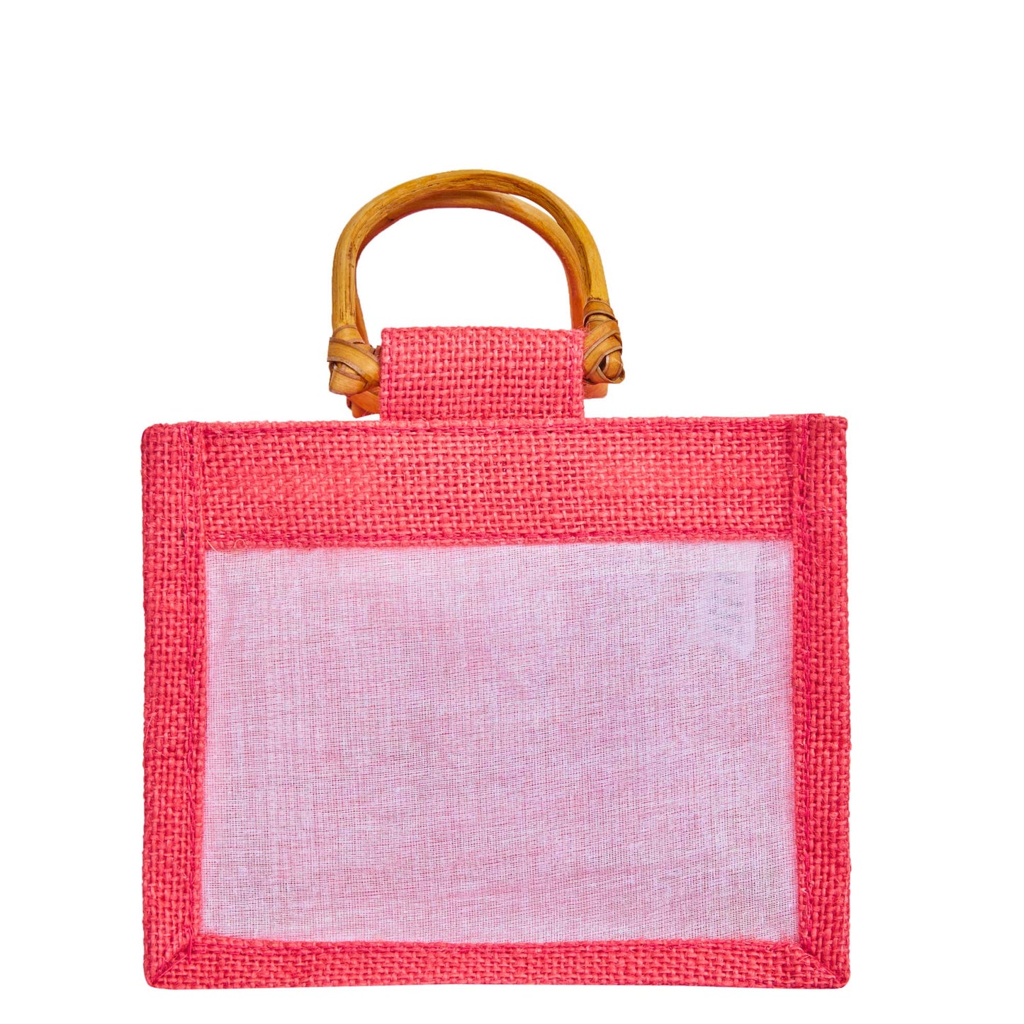 Coloured Jute Gift Bags with Organza Burlap Pouches for Wedding Favors, Party  & Gift (Packs of 7 )