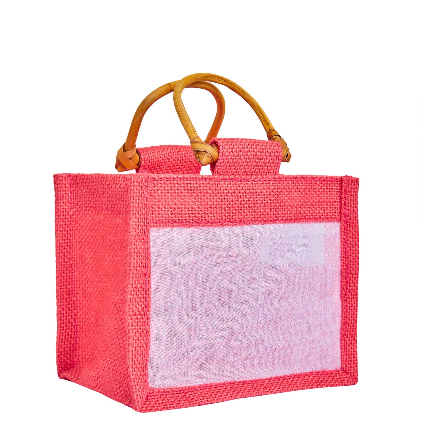 Coloured Jute Gift Bags with Organza Burlap Pouches for Wedding Favors, Party  & Gift (Packs of 7 )