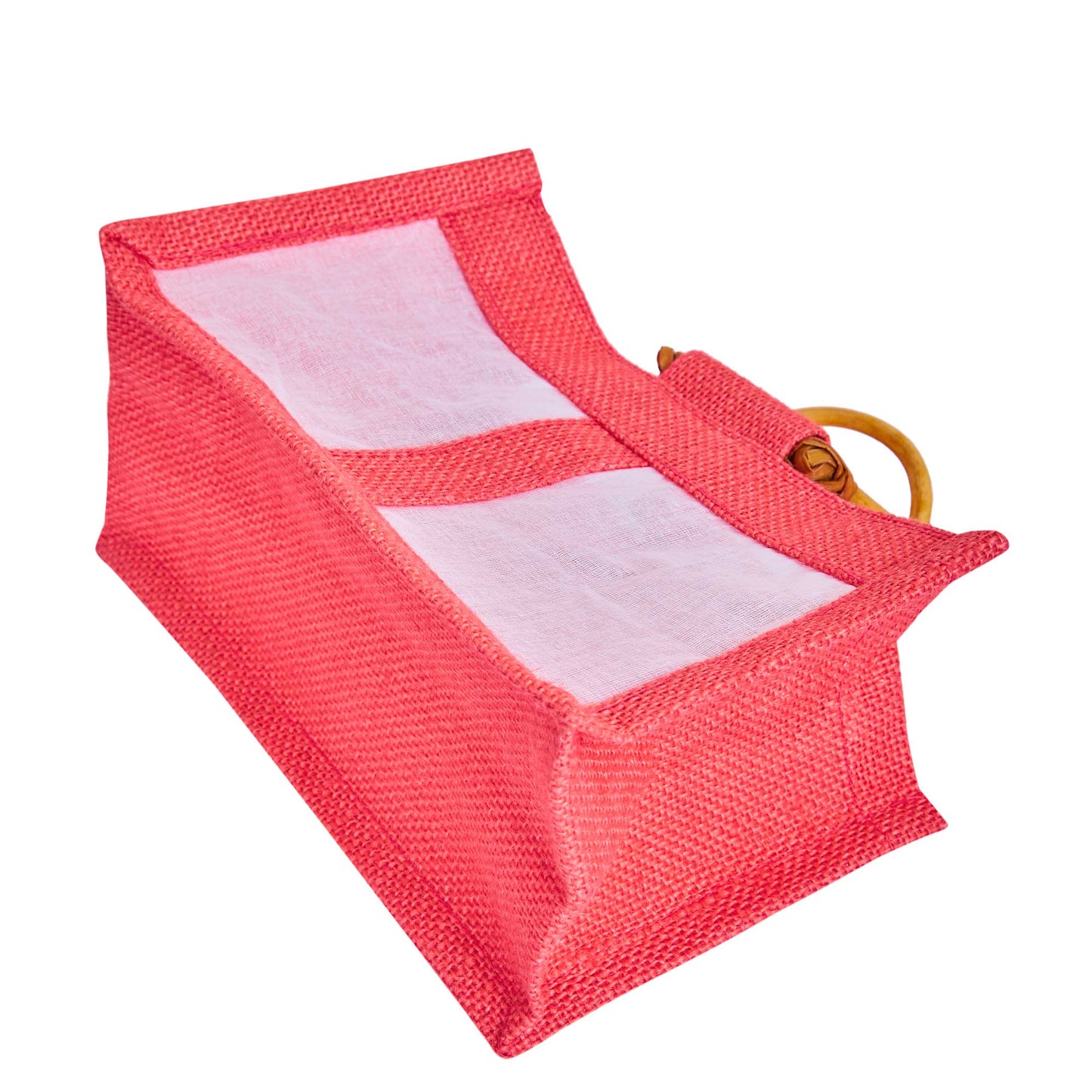 Coloured Jute Gift Bags with Organza Panels –Pouches for Weddings, Birthdays, Christmas, New Year (7 Pcs)