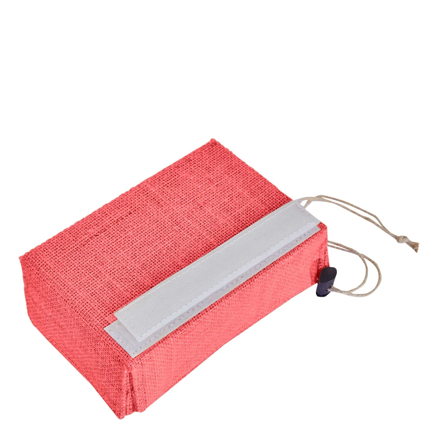 Coloured  Jute Gift Boxes with Drawstring & PVC Window – Burlap Baskets for Weddings, Events & Gifting (7 Pcs)