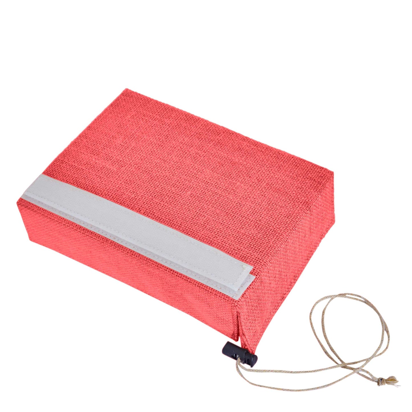 Coloured Juco Gift Boxes with Drawstring & PVC Window –Reusable Baskets for Gifting, Jewellery, Storage & Décor ( Packs of 7 )