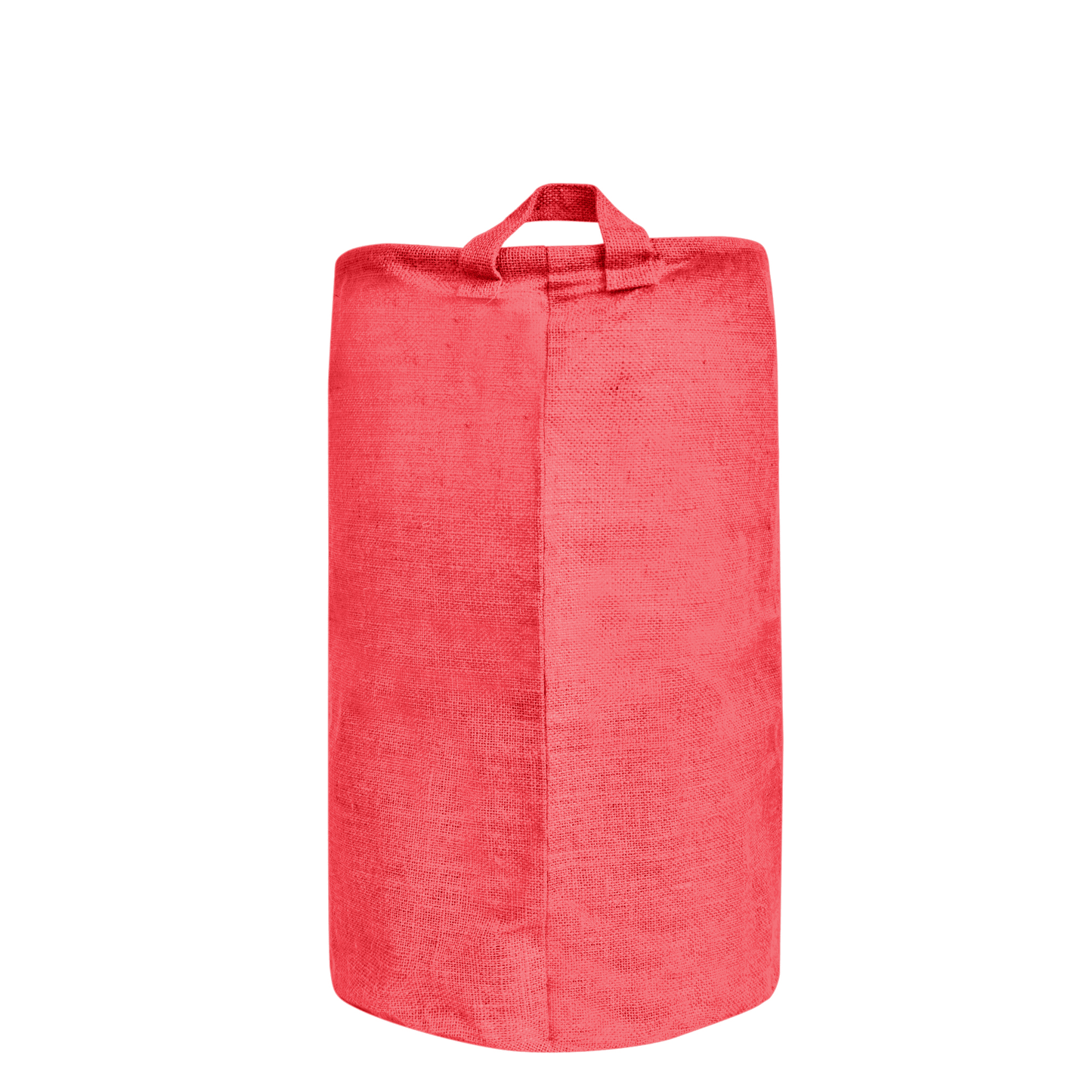 Jute Storage Bags –Laundry Baskets with Handles, Storage Baskets for Living Room, Bedroom, Nursery & Home Organization (Set of 4)