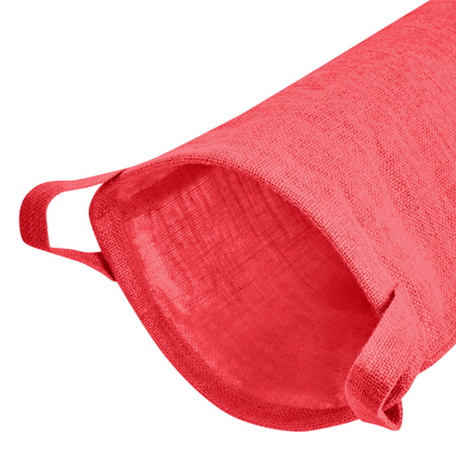 Jute Storage Bins – Set of 4 Foldable Baskets – Laundry Basket Decorative Woven Storage Basket with Handles for Living Room, Bedroom