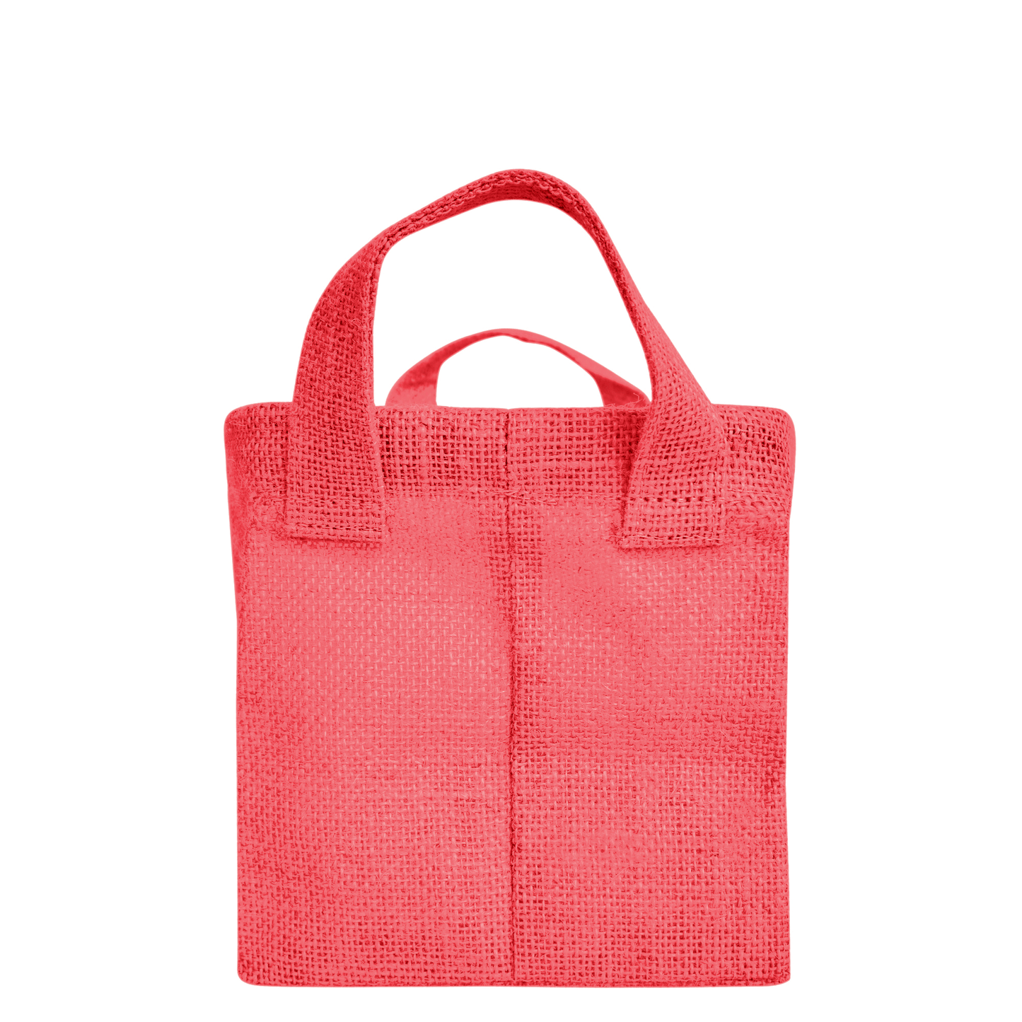 Jute Storage Baskets – Rectangular Organizer Bins with Handles  – Mini Hampers for Small Clothes, Toys & Shoes (Set of 4)