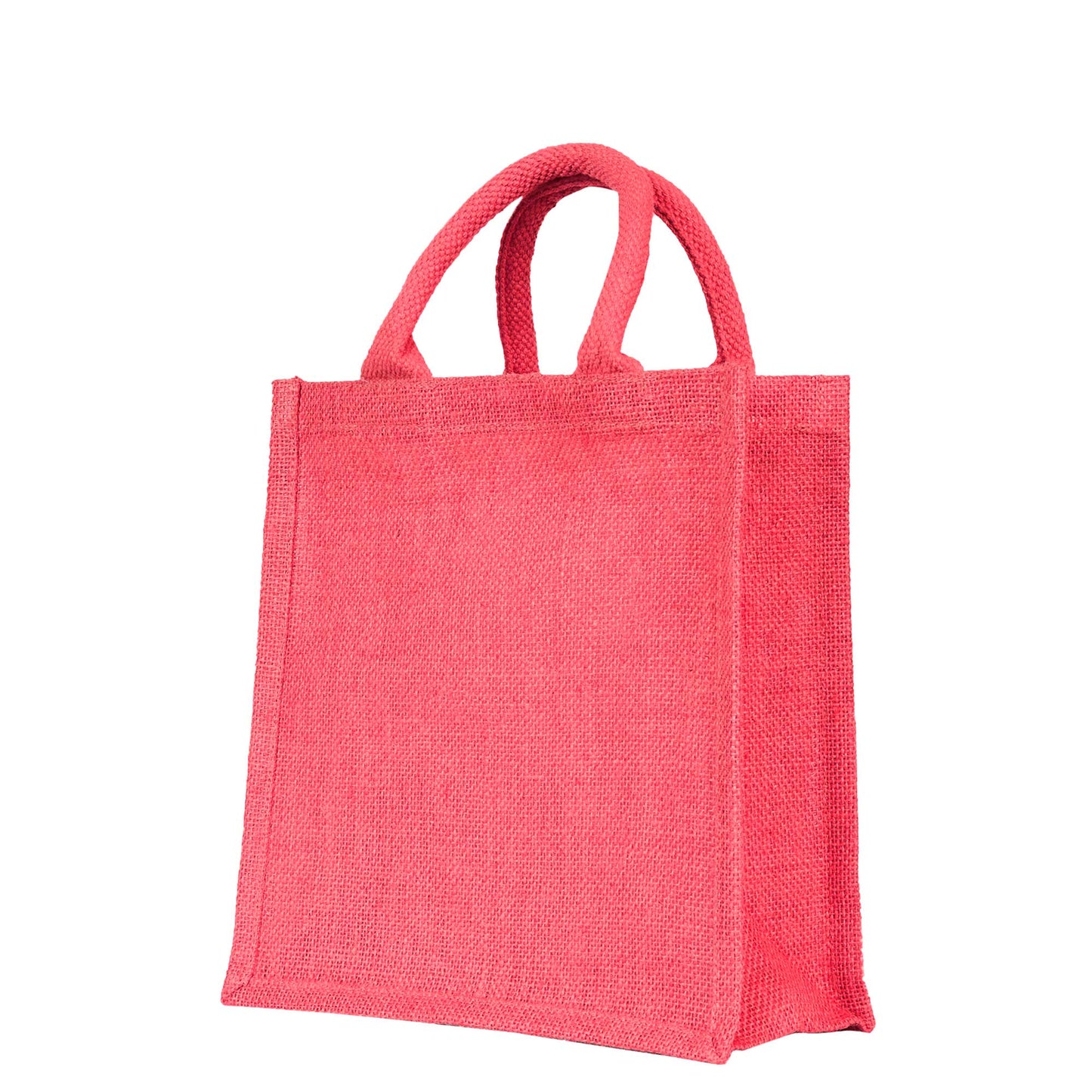 Eco-Friendly Jute Bags – Reusable Burlap Totes for Beach, Grocery, Gifts, Party Favors & Daily Use (Packs of 4)