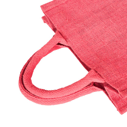 Eco-Friendly Jute Bags – Reusable Burlap Totes for Beach, Grocery, Gifts, Party Favors & Daily Use (Packs of 4)