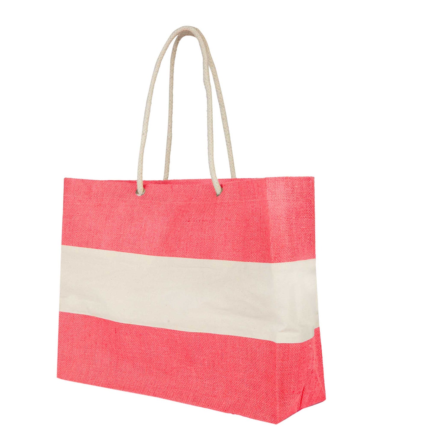 Wholesale Sustainable Coloured Jute Bags with Rope Handles – Reusable for Shopping, Promotional & Gifting (packs of 4)