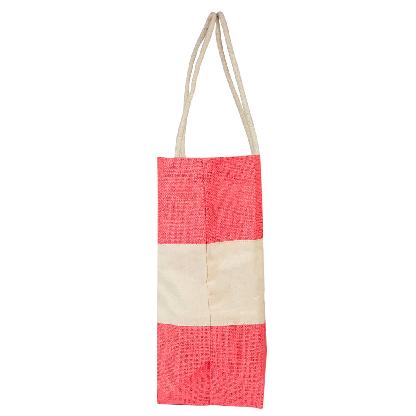 Wholesale Sustainable Coloured Jute Bags with Rope Handles – Reusable for Shopping, Promotional & Gifting (packs of 4)