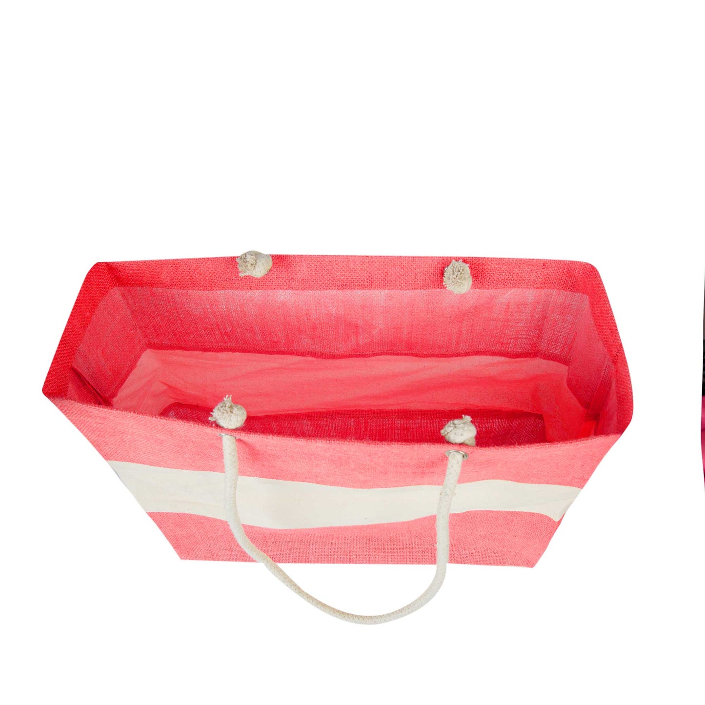 Wholesale Sustainable Coloured Jute Bags with Rope Handles – Reusable for Shopping, Promotional & Gifting (packs of 4)