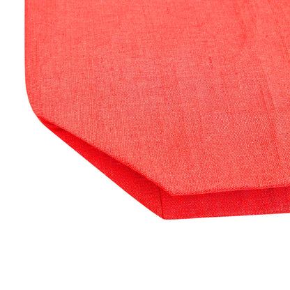 Jute Burlap Bags – Red, Pink, Green & Orange – Reusable for Gifts, Beach, Weddings & Shopping (Set of 4)