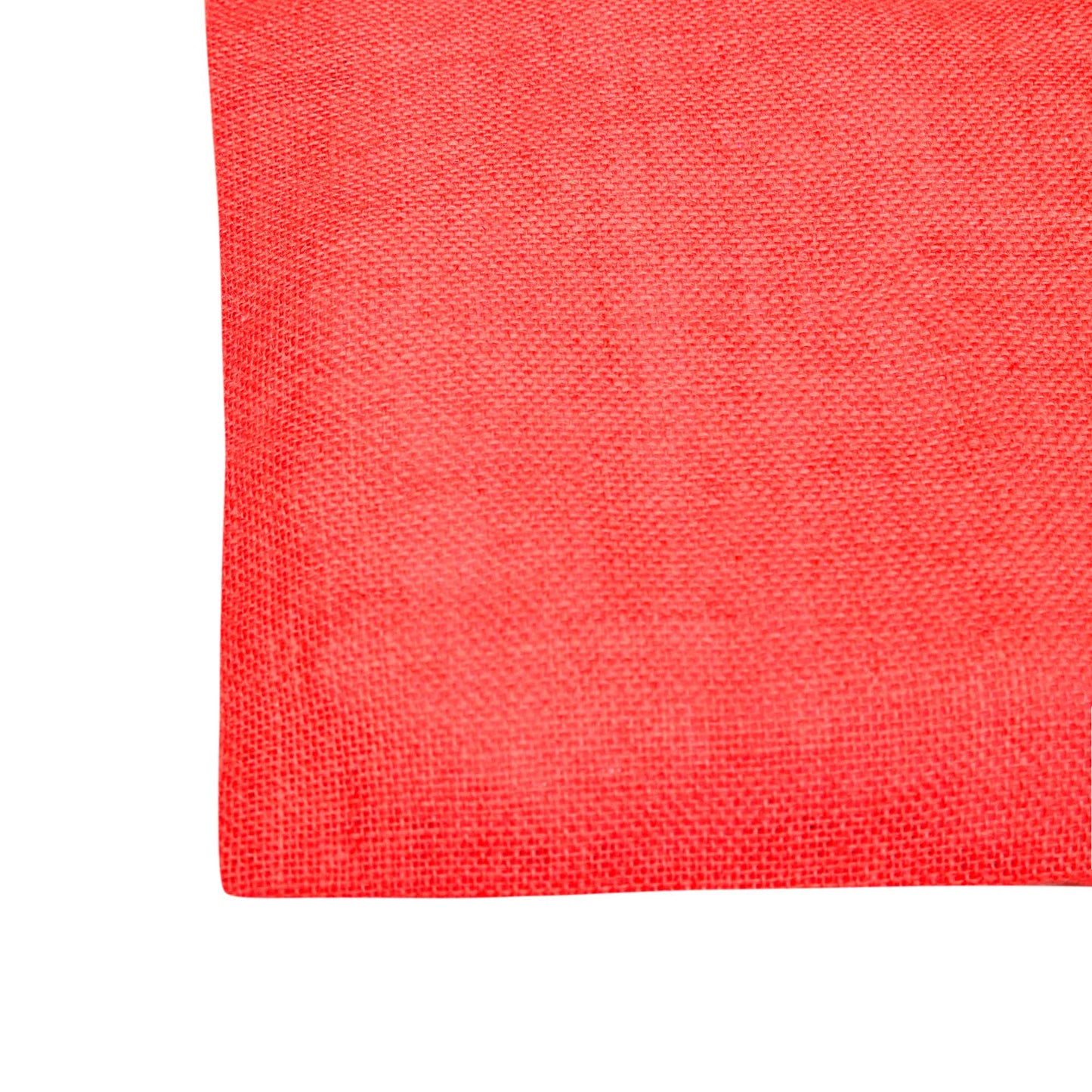 Jute Burlap Bags – Red, Pink, Green & Orange – Reusable for Gifts, Beach, Weddings & Shopping (Set of 4)