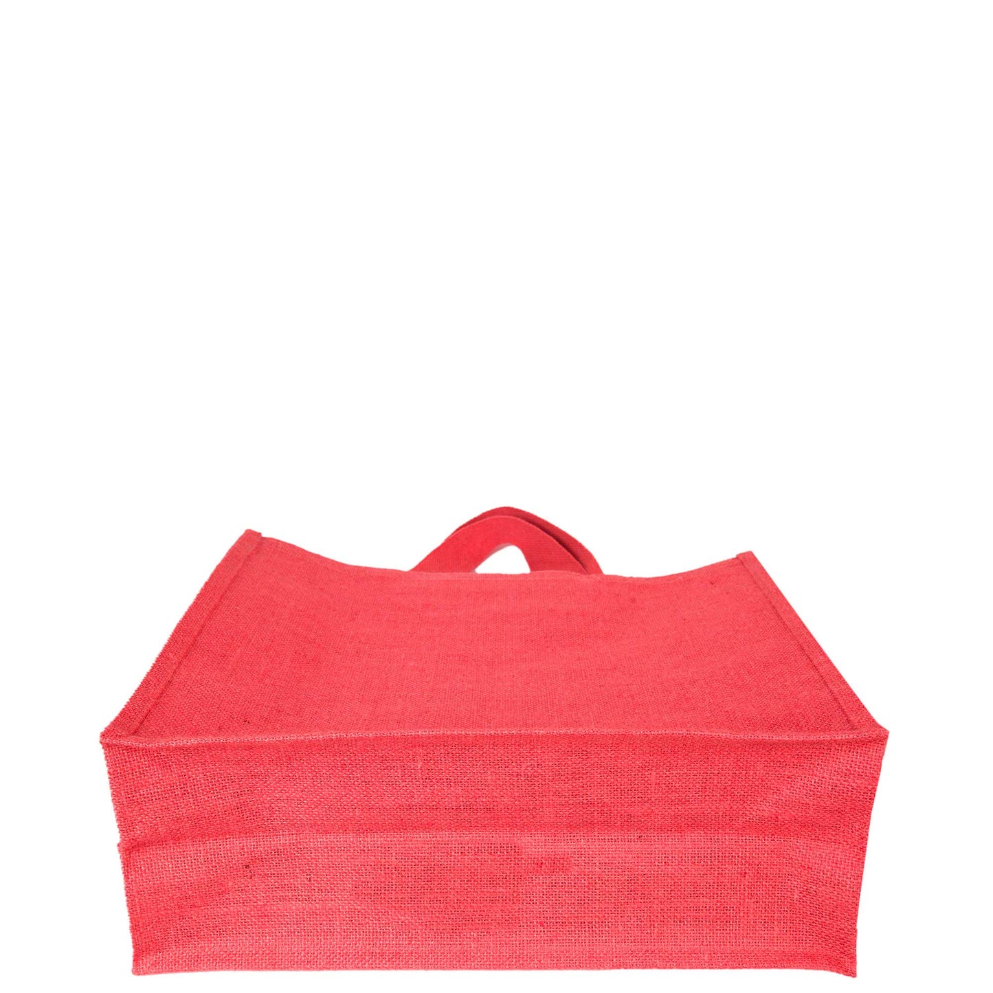 Reusable Jute Bags – Shopping, Gifting, Wedding, Daily Use – Deep Red, Pink, Green & Orange (Set of 4)