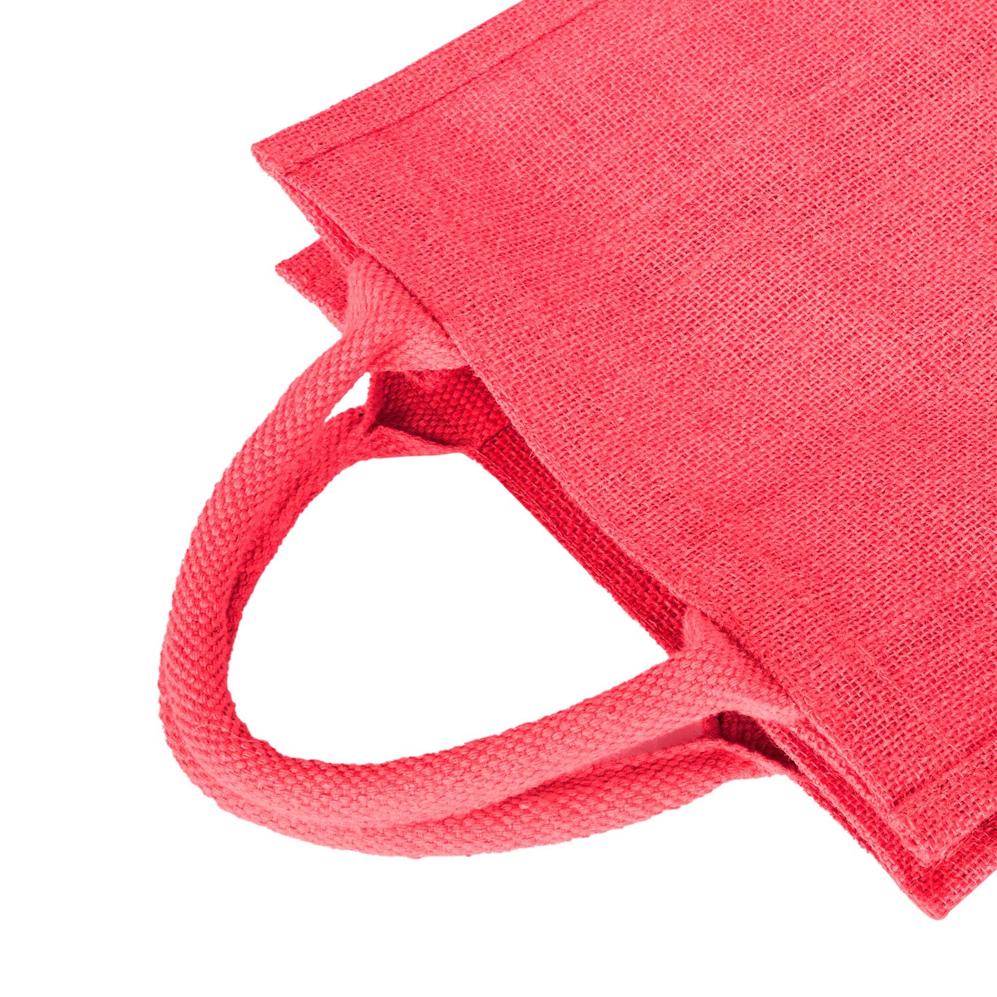 Colorful Wholesale Jute Tote Bags – Perfect for Shopping, Weddings, Valentine’s, Mother’s Day & more (Packs of 4)