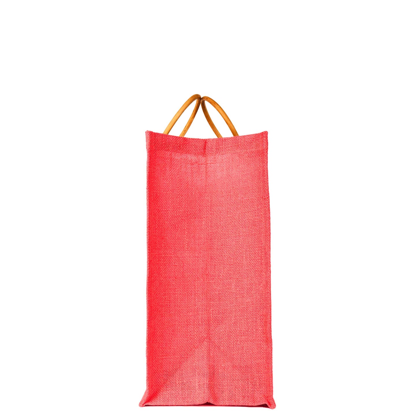 Jute Tote Bags for Wholesale – Reusable Burlap Bags with Cane Handles for Shopping & Beach (Set of 4)