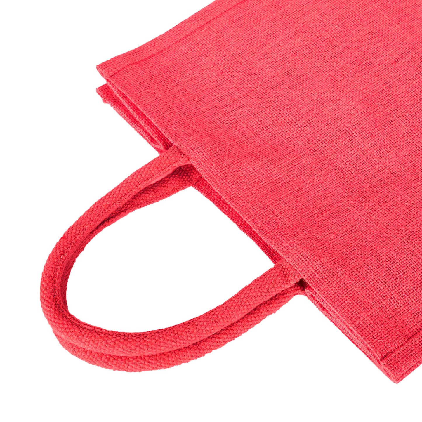 Reusable Jute Bags – Coloured Shopping, Weddings, Beach, DIY, Promotional, Gifting Bag (Set of 4)