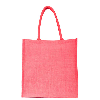 Jute Shopping Bags for Wholesale – Coloured Burlap Totes for Gifting, Promotions & Daily Use (Set of 4)