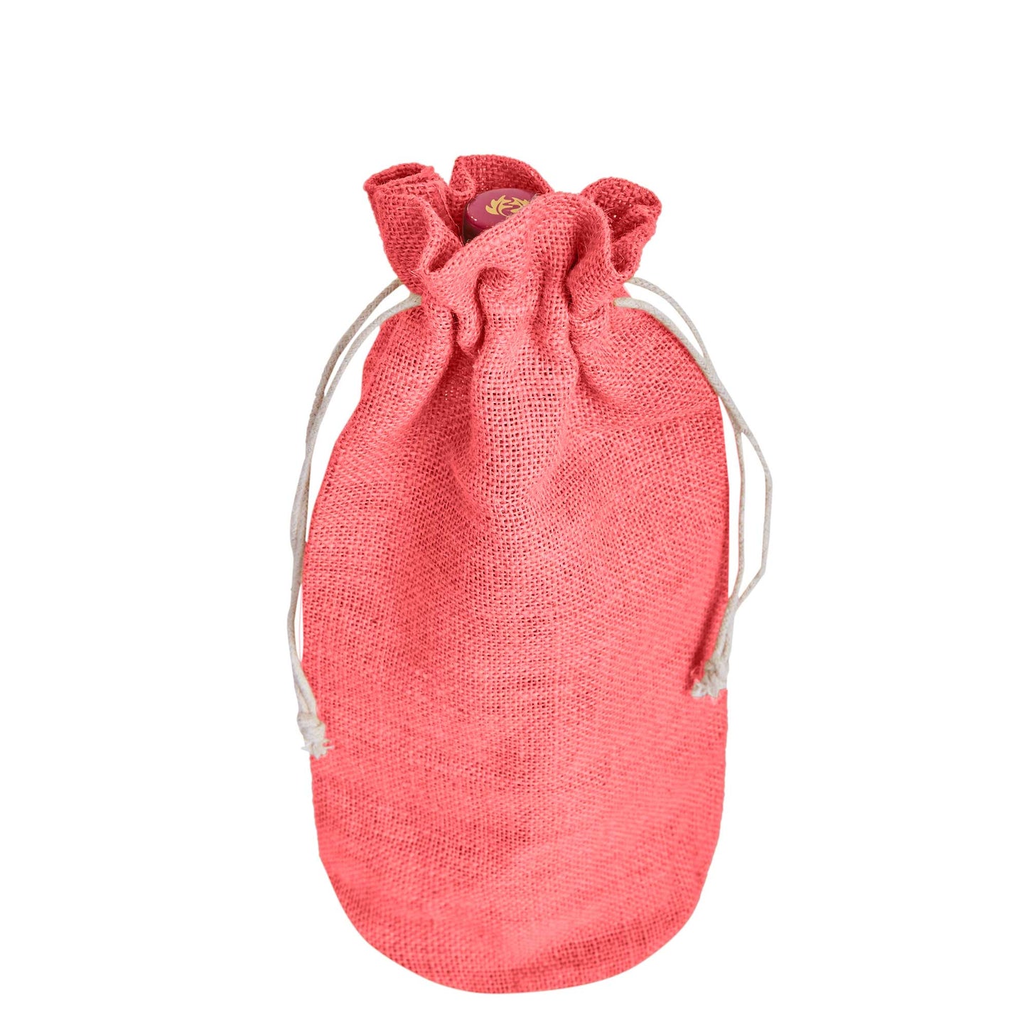 Colored Jute Wine Bottle Bags – Burlap Gift Pouches, Perfect for Weddings, Christmas, New Year, and Special Occasions (Set of 7)