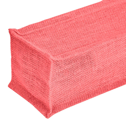 Coloured Reusable Jute Wine Bags with Cane Handles – New Year, Christmas, Gifting, Holidays & Party Favors (Packs of 7)