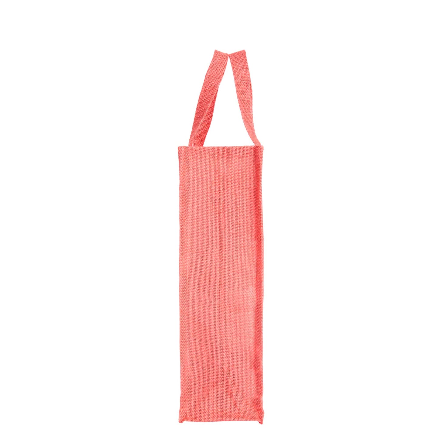 Reusable Jute Wine Gift Bags for Weddings, Parties, and Celebrations - Deep Red, Pink, Green & Orange Shades (Packs  of 6)