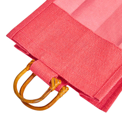 Jute Wine Gift Bags – Reusable 2-Bottle Colored Tote Bags – Weddings, Birthdays, Christmas, &  Special Occasions (Packs of 6)