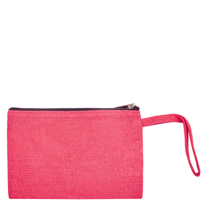 Colorful Burlap Cosmetic Bags – Zippered Pouches for Women & Men, Travel Toiletry & Essentials Organizer (Set of 6)