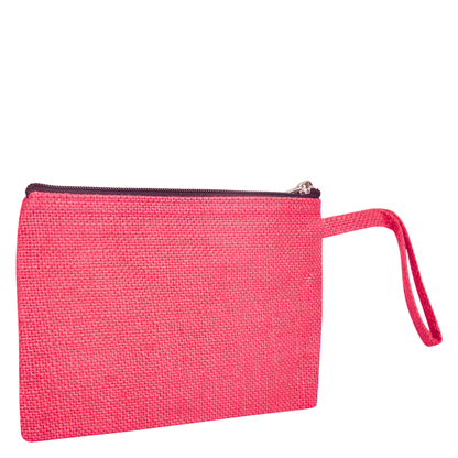 Colorful Burlap Cosmetic Bags – Zippered Pouches for Women & Men, Travel Toiletry & Essentials Organizer (Set of 6)