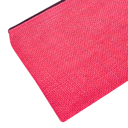 Colorful Burlap Cosmetic Bags – Zippered Pouches for Women & Men, Travel Toiletry & Essentials Organizer (Set of 6)