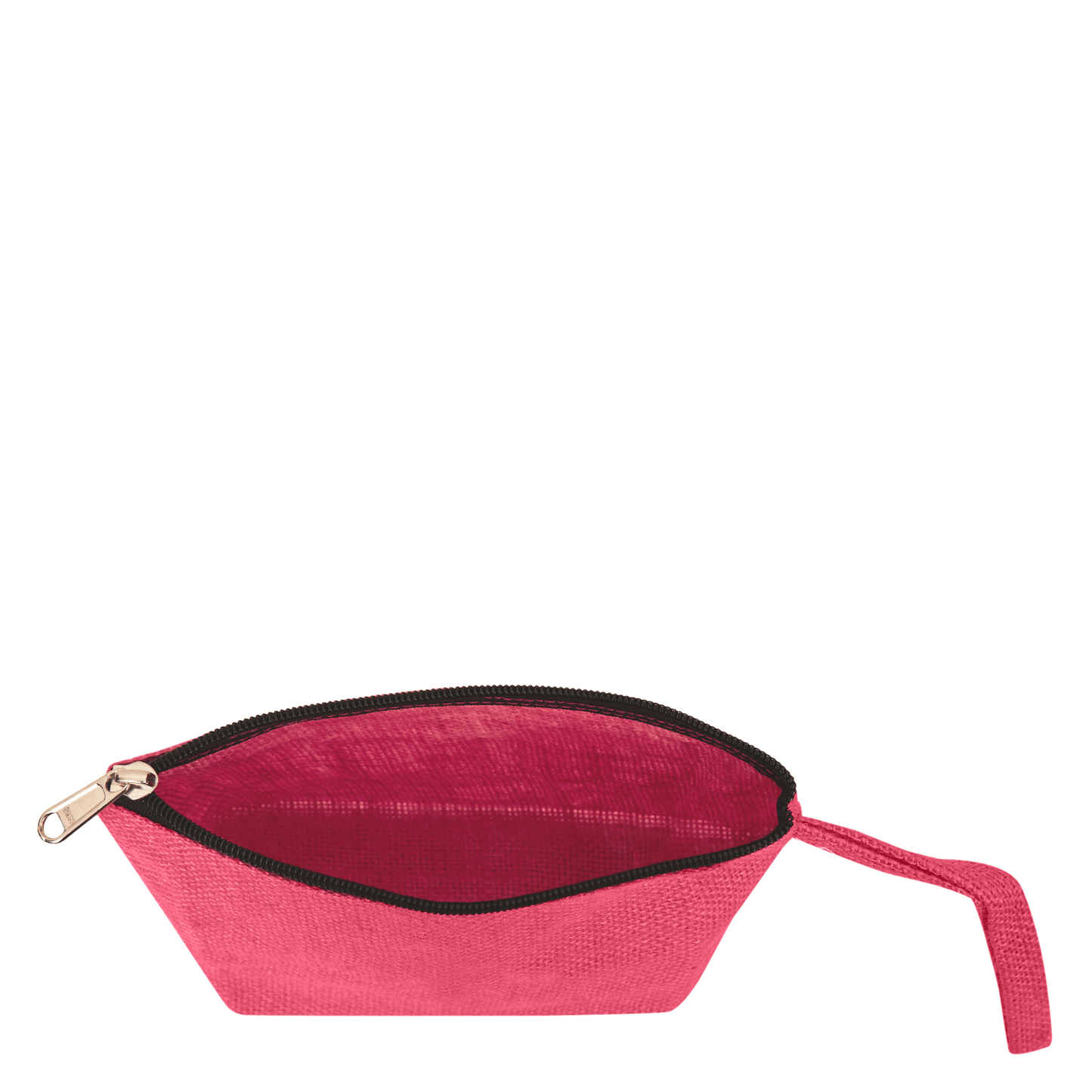 Colourful Jute Cosmetic Bags – Flat-Bottom Zippered Pouches for Makeup & Toiletries (Packs of 6)