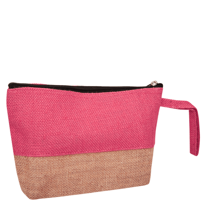 Premium Premium  Unisex Jute Cosmetic Pouches Pack of 4 for Women Wholesale Supply